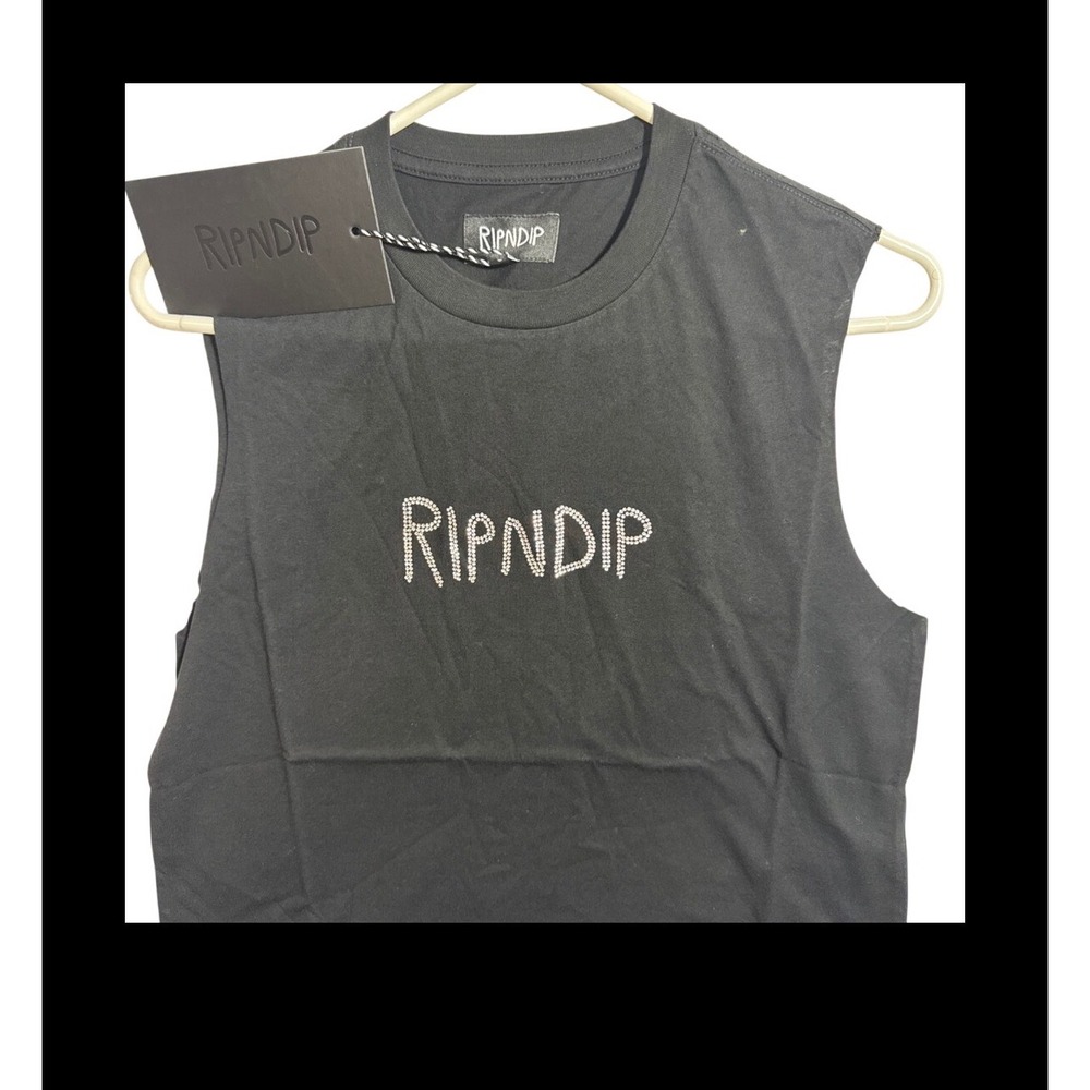 OG Rip N Dip Rhinestone Tank (Black) -Small‎ SKU 107
